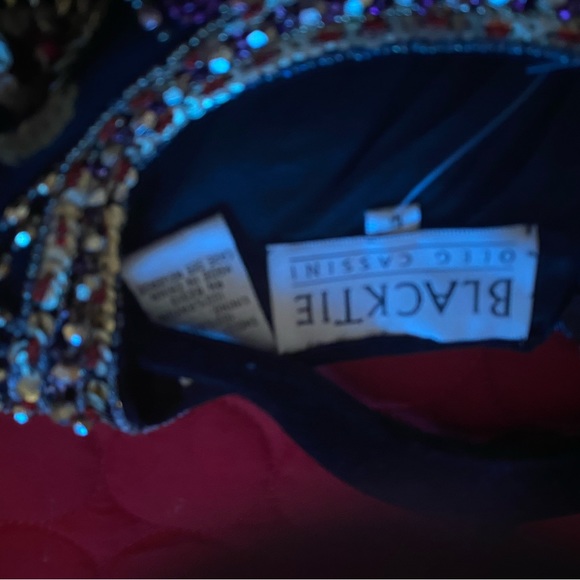 Vintage BlackTie fully beaded Top by Oleg Cassini (med-lg see measurements) - Picture 9 of 9